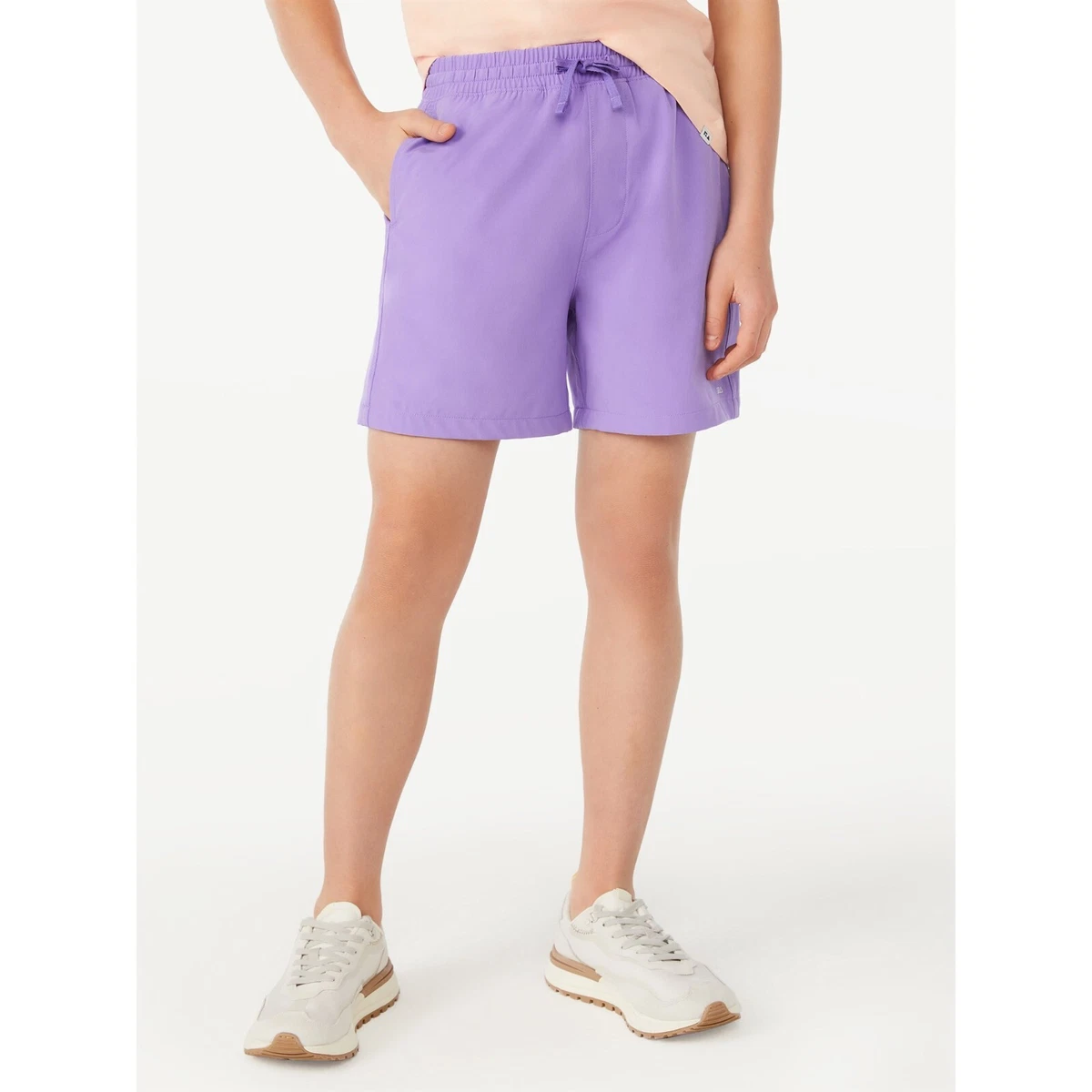 Men's Free Assembly 4 Way Stretch Active Short M ( 8) Purple