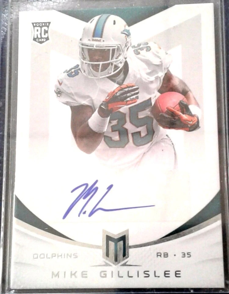 MIKE GILLISLEE RC 2013 Topps Turkey Red Rookie Autograph-Dolphins RC/Patriots RB - Image 4 of 4