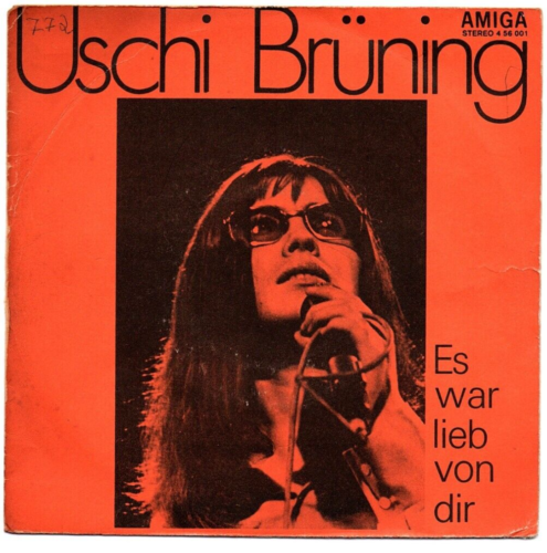 Uschi Brüning - Es war lieb von dir / Die Angst in der Nacht / Single von 1974 - Bild 1 von 4