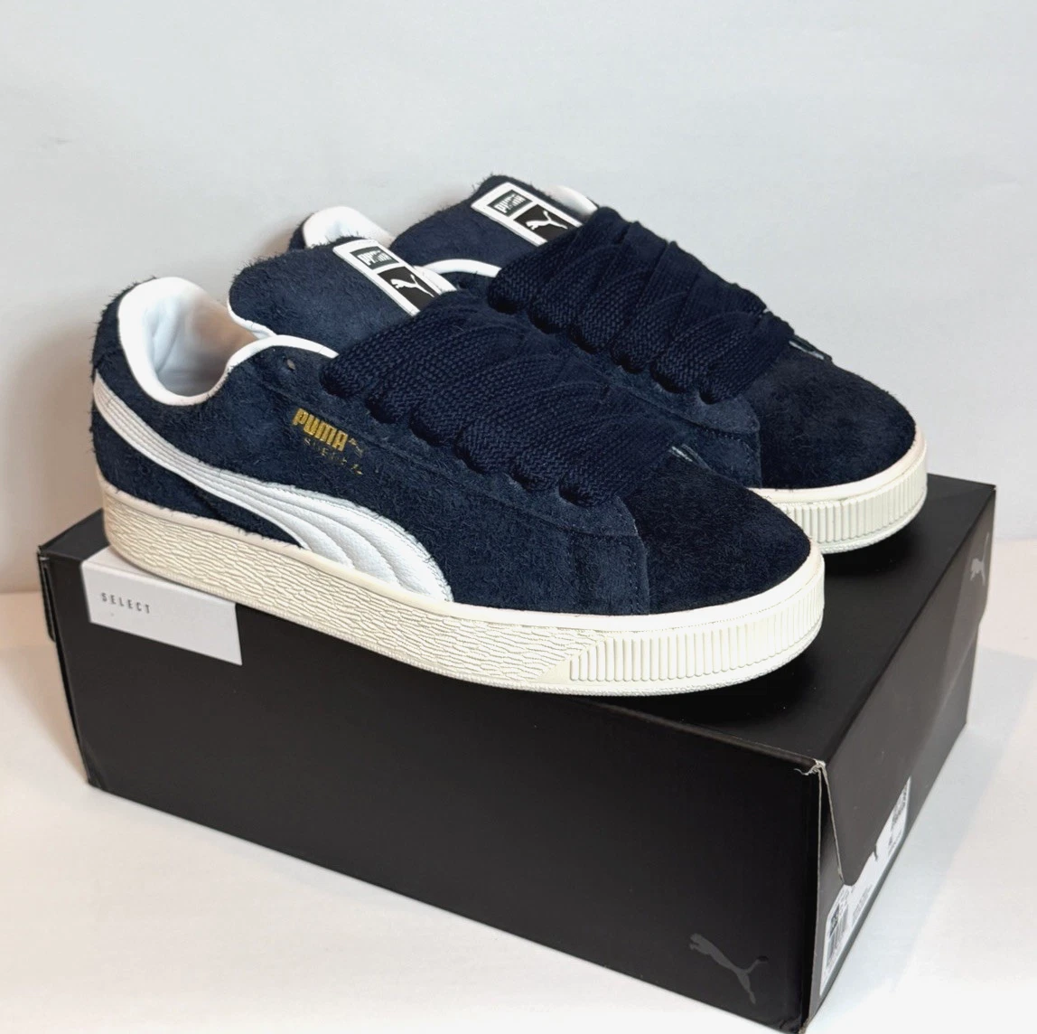 Puma Suede Classic Navy White for sale | eBay