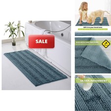 KGORGE Bathroom Rug Arctic Blue 47" x 24" 1 Pc
