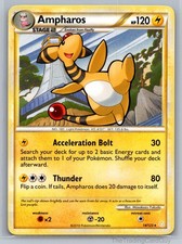 Ampharos Rare HeartGold SoulSilver 14/123 NM on eBay