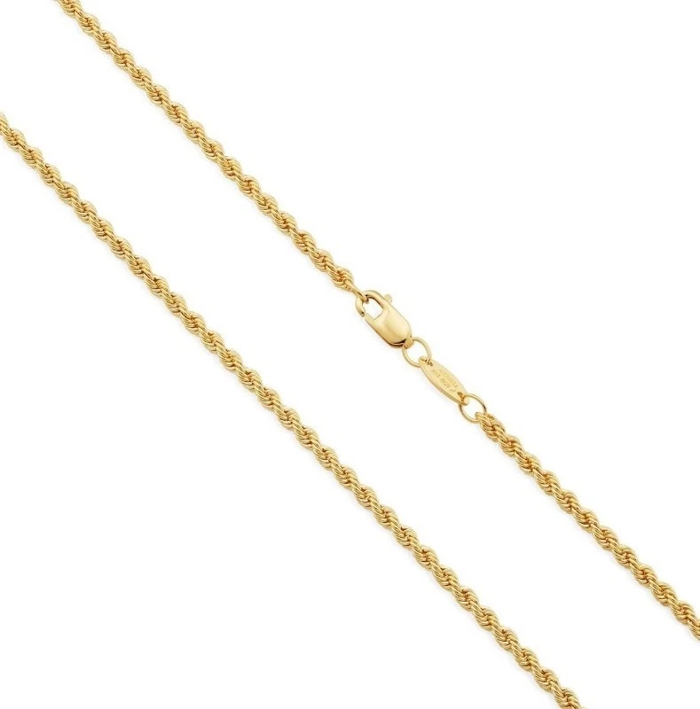 14kGold Filled 2.1 mm Rope Chain Necklace - Image 3 of 4