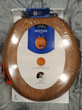 Mayfair 9601CP 378 Veneer Toilet Seat - Natural Oak