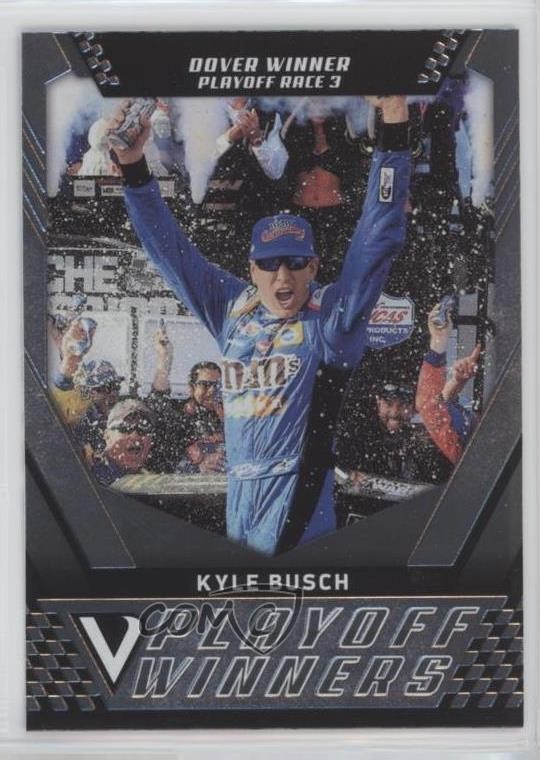 2018 Panini Victory Lane Playoff Race Winners Silver Kyle Busch #43 1b6