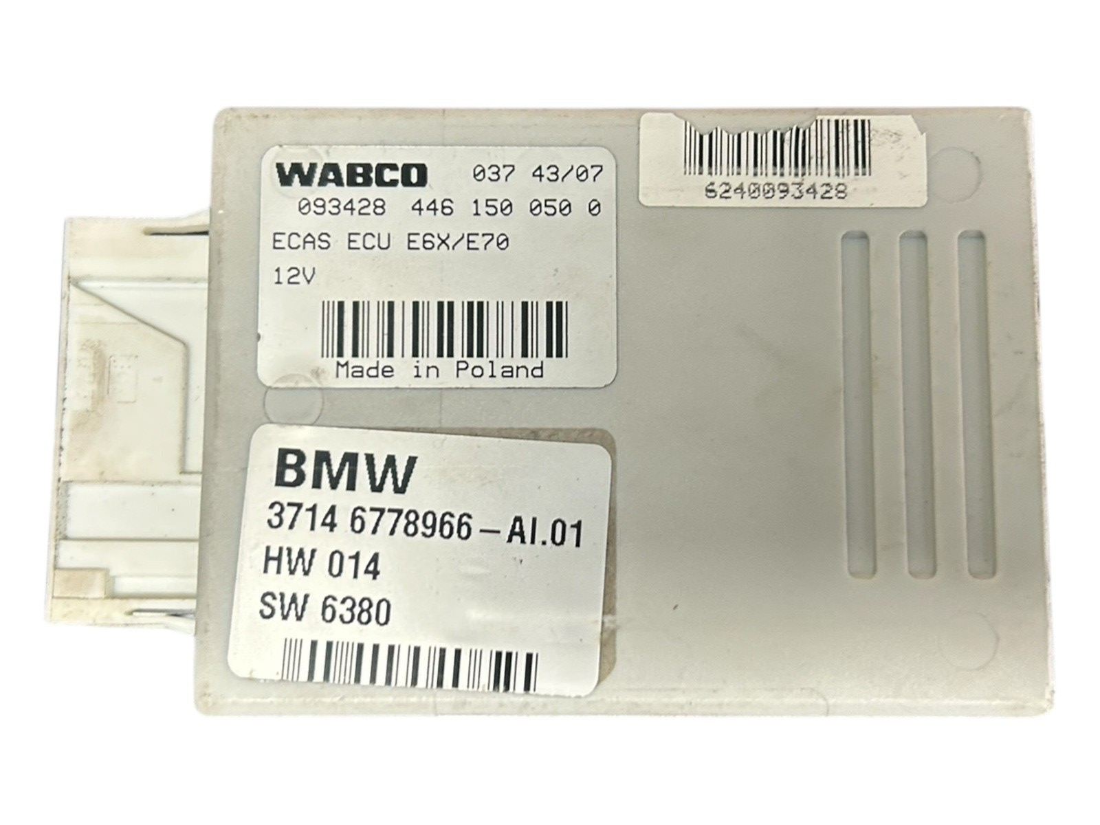 2007-2014 BMW X5 X5M X6 X6M (E70 / E71) AIR SUSPENSION CONTROL MODULE 6778966