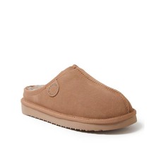 Women's Dearfoams Fireside By Greta Genuine Shearling Clog Driftwood