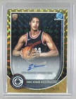 Yanic Konan-Niederhauser 2025 Bowman Chrome Gold Geometric Refractor Auto RC /50