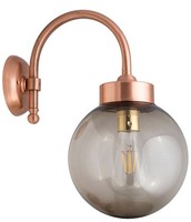 Wandleuchte Kupfer Aus Messing AußEnwand IP43 Klassisch Wetterfest Veria Lampe