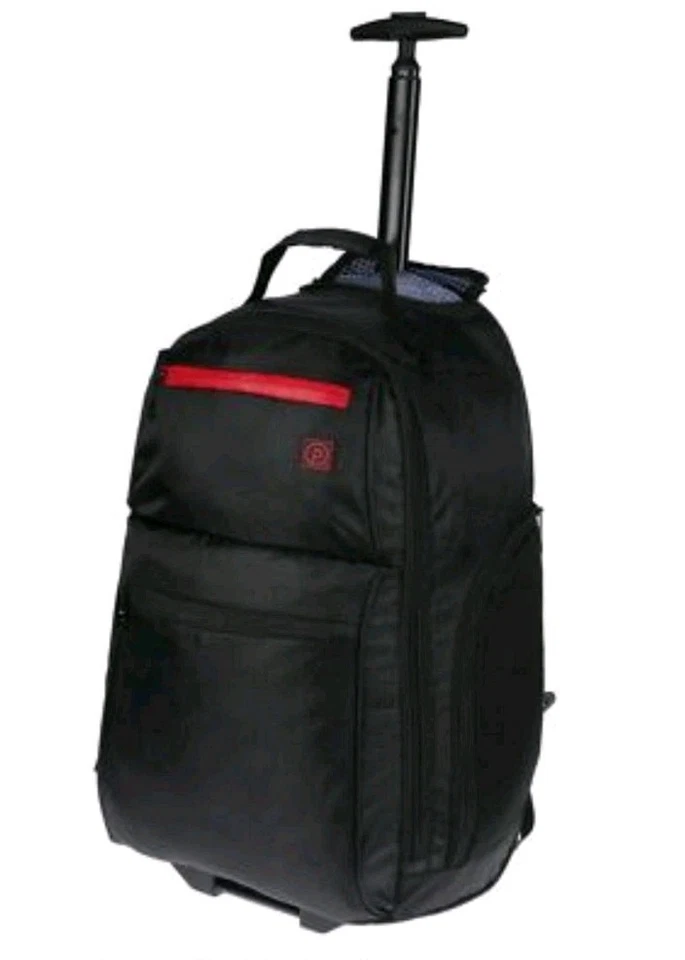 Bolsa de equipaje con ruedas Protege para computadora portátil negra 24 x 14 vintage Foto 2 de 4