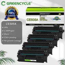 4PK CE505A Toner Cartridge For HP 05A LaserJet P2055X P2035 P2055dn P2035n P2030