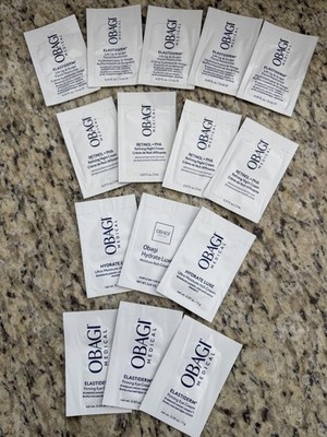 Obagi Medical 15 samples: Elastiderm, Retinol, Hydrate Luxe, Elastiderm Eye