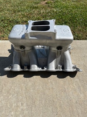 Vintage Offenhauser 360 Turbo Thrust Tunnel Ram Ford 351C 4V Single Quad
