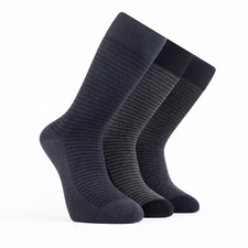 Men’s Bamboo Dress & Trouser Socks 12-Pack - 363-366