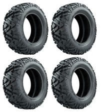 GTW Barrage Golf Cart Mud Tires 25x10-14 25" 6 Ply for Lifted Carts  Set of 4