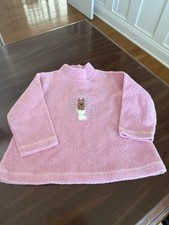 Vintage 1990 s Embroidered Scooby Doo Baby Pink Fuzzy Top Shirt