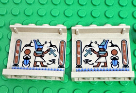 LEGO 5938  Misc Lot Adventurers Desert 1x4x3 Hieroglyph Oasis Ambush