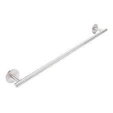 Brushed Nickel 24" Self Adhesive Towel Bar for Bathroom  Shower - 23.6"