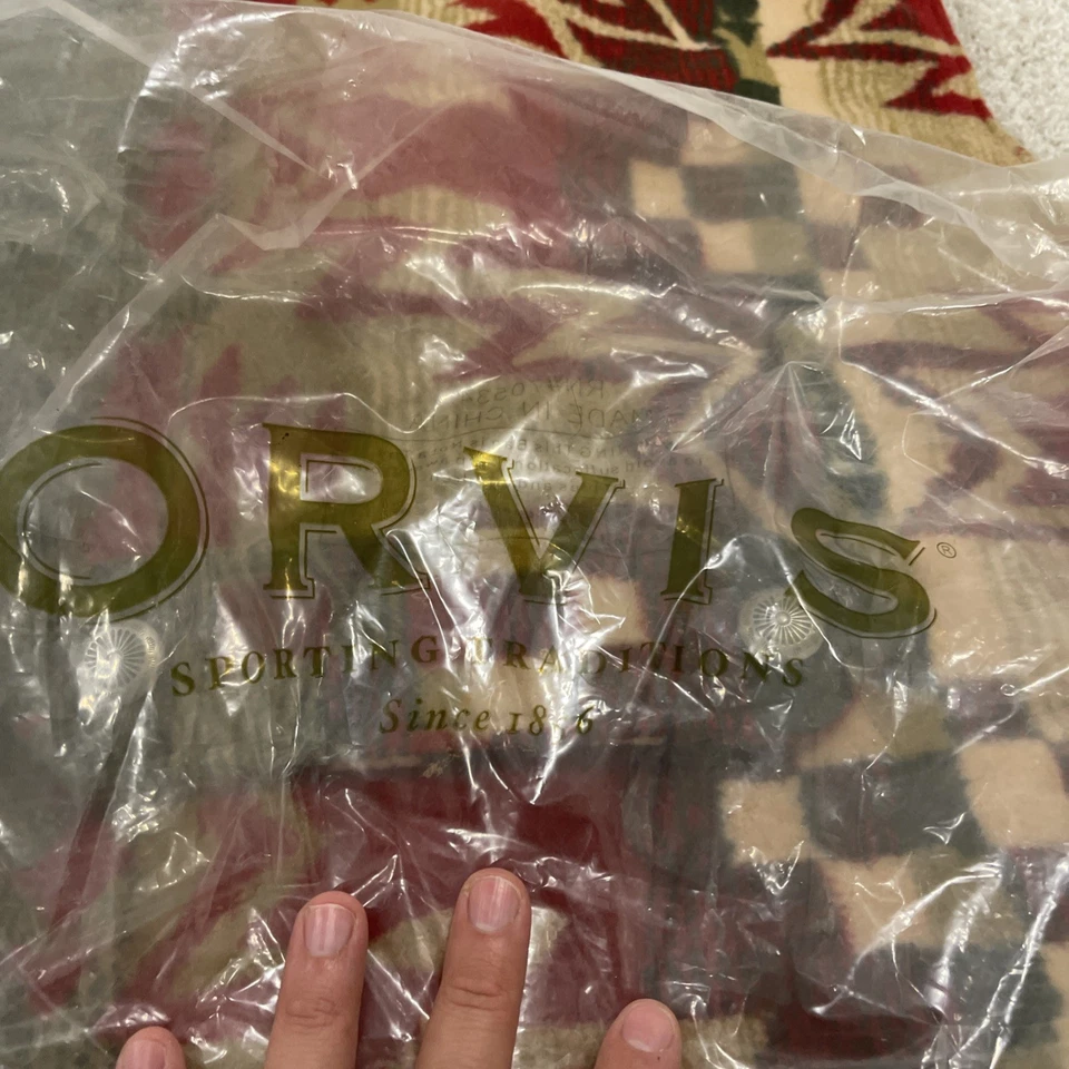 Chaleco Orvis Mujer Extra Grande Rojo Azteca Polar Suroeste Botón Suéter Foto 4 de 4