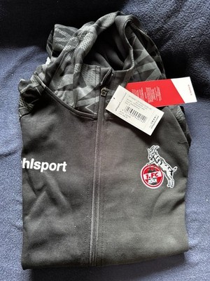 Uhlsport 1. FC Köln Zip Jacke Herren Schwarz/Anthrazit Gr. S Neuware