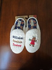 Dearfoams Cozy Comfort Unisex Cookie Tester Scuff Slippers Size M US 7-8
