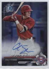 2017 Bowman Chrome Prospect Auto Cole Stobbe #CPA-CS Auto 5w7