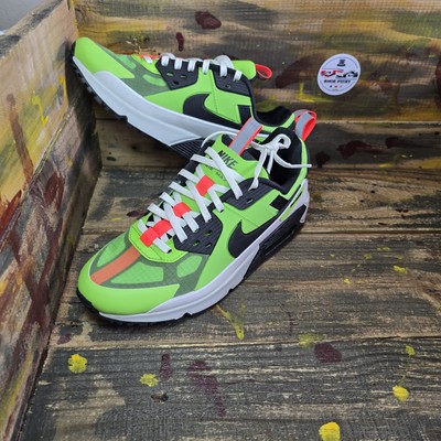 Nike Air Max 90 Drift Action Green-Black-Bright Crimson Mens Size