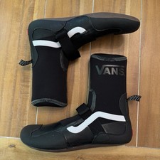 Vans 5mm Surf Boot Hi V Round Toe Neoprene Wetsuit Booties Blk NEW Mens Size 11