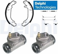 Delphi KP828 Bremsbackensatz 4 Bremsbacken Trommelbremse FüR Renault
