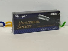 Victoper Universal Socket Power Drill Adapter Set 1/4" - 3/4" / 7mm - 19mm
