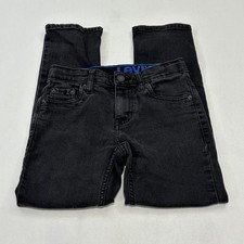 Levi's Boys' 502 Jeans Black W24 X L25 Five-Pocket, Size 8 REG / W24" x L25"