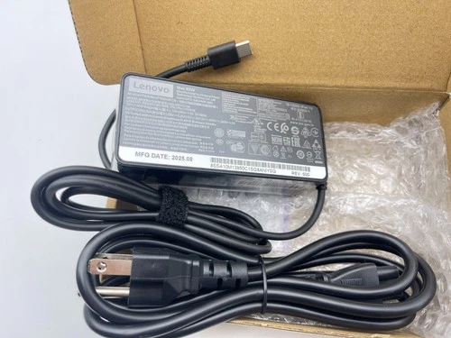 Genuine 65W USB C Laptop Charger For Lenovo Thinkpad/Yoga/Chromebook ADLX65YDC2A