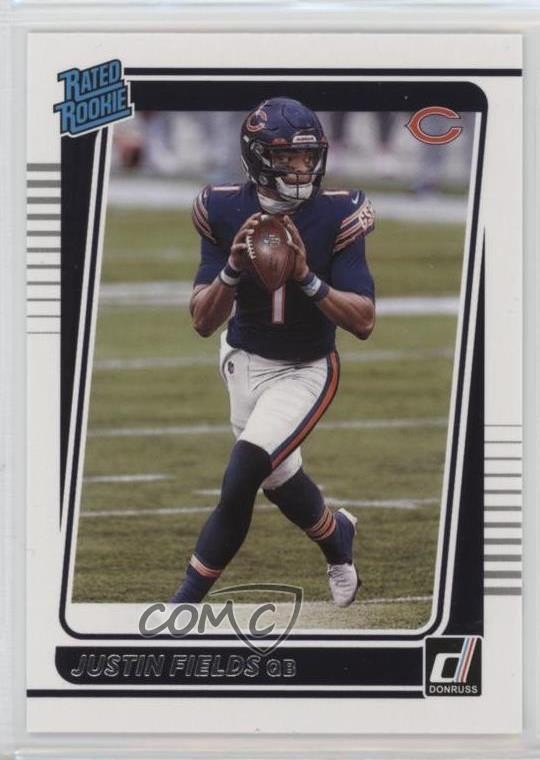 2021 Panini Donruss Rated Rookie Justin Fields #253 uk2