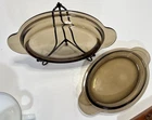 Pyrex Amber Oval Lid P-14-C (2)