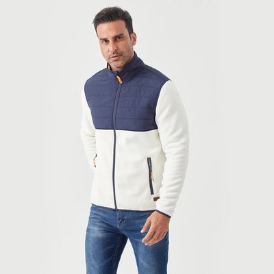 Cloudveil Herren Aspen Sherpa Jacke in Weiß In Medium