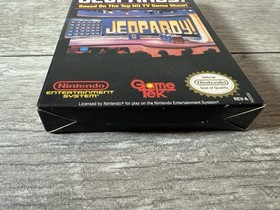 Jeopardy Nintendo Entertainment System NES Box & Manual Only