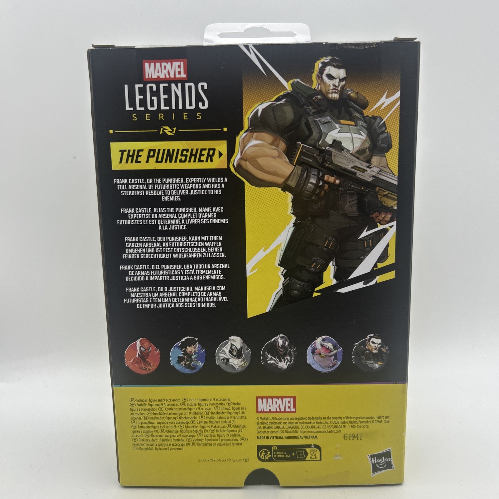 Marvel Rivlas Figure Hasbro Marvel Legends Series Marvel Rivals The Punisher Action Figure ...