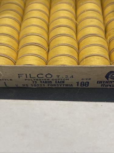 VTG Filco Thread Bobbins Polyester Cotton Ready-Wound COLOR LOT OF FOUR BOXES - Picture 9 of 9