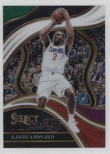 2023-24 Panini Select Courtside Green White Purple Prizm Kawhi Leonard #224 4f5