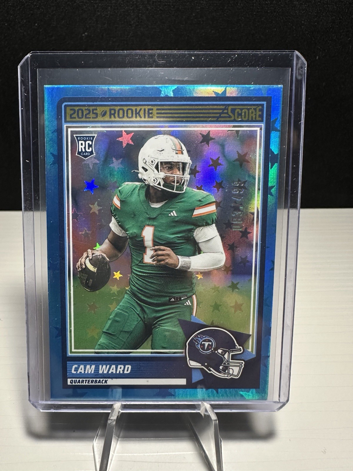 2025 Score - Rookies Cameron Ward #13 Stars /499 (RC)