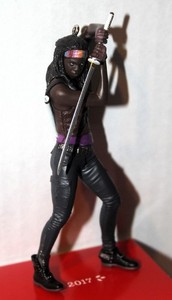 The Walking Dead  HALLMARK Keepsake MICHONNE w/Katana Blade ORNAMENT 2017 NEW