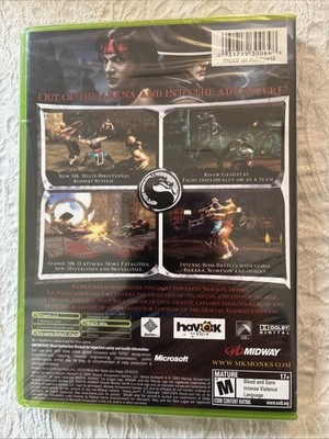 Mortal Kombat: Shaolin Monks (Microsoft Xbox, 2005) Brand New