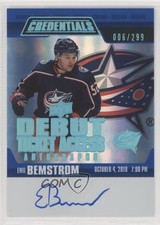 2019 Credentials Debut Ticket Access Autos 6/299 Tier 1 Emil Bemstrom Auto 0hj7