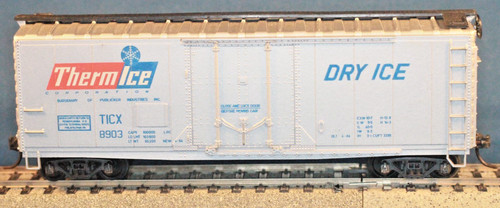 JP HO Athearn 40' puerta única acero Boxcar Therm ICE TICX 8903 | Condition: Used