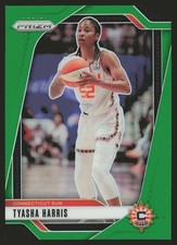 2024 Panini Prizm WNBA #102 Tyasha Harris Green Prizms