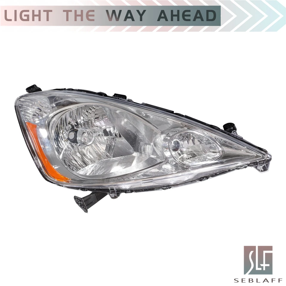 For Honda FIT 2009-2011 Chrome Housing Headlights Headlamp Pair 09-11 Right Side - Image 2 of 4