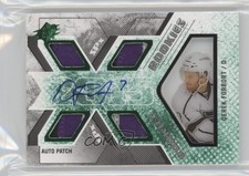 2015-16 SPx Rookie Auto Patch Green 5/10 Derek Forbort #156 Patch Auto 0d14