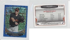 2013 Bowman Cream of the Crop Chrome Mini Refractor Blue Wave /250 Joe Panik