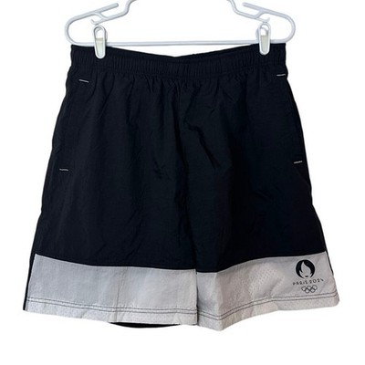 Paris 2024 Olympics NWT Woven Lined Short Size L Activewear Athletic Workout