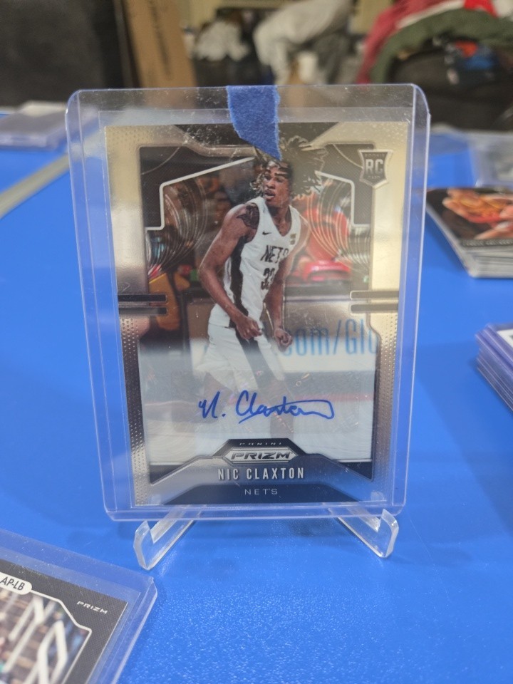 2019 Panini Prizm #292 Nic Claxton Base SP Rookie Card RC Auto